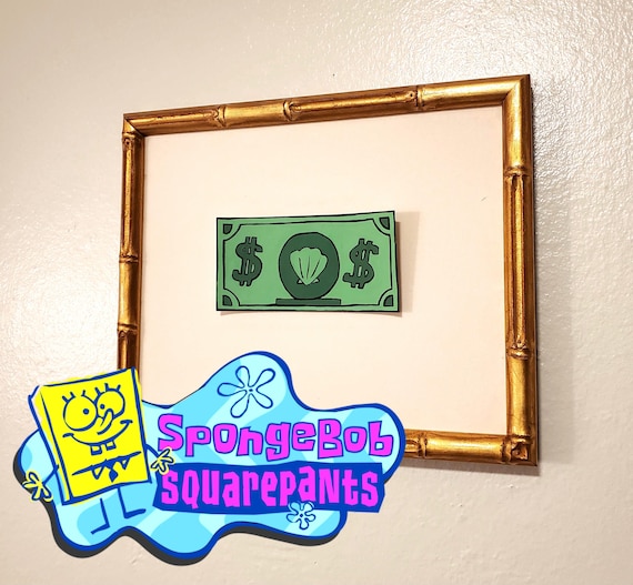 SpongeBob Squarepants Mr. Krabs' First Dollar Painted Replica