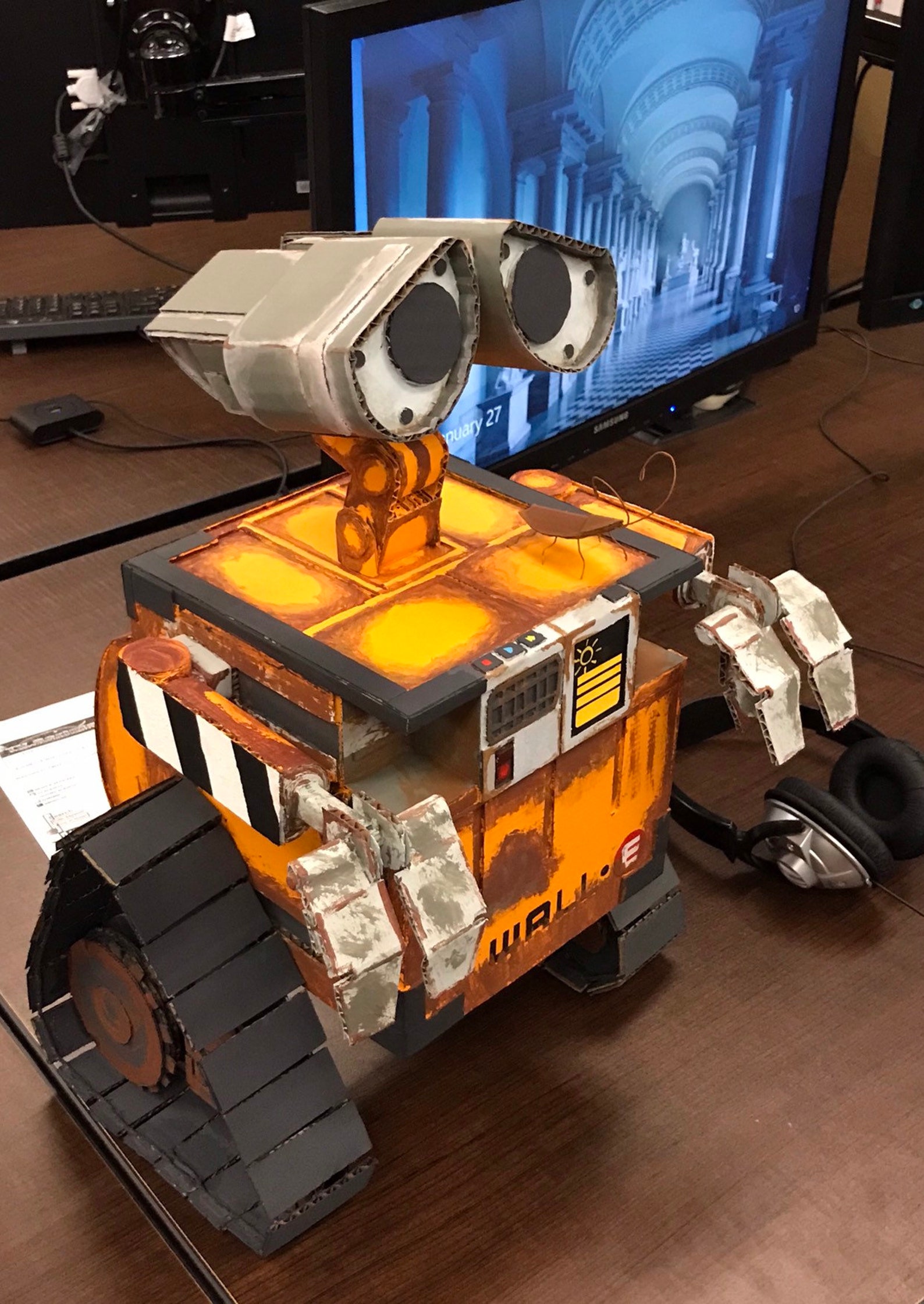 Cardboard Figure Walle Life Size Etsy
