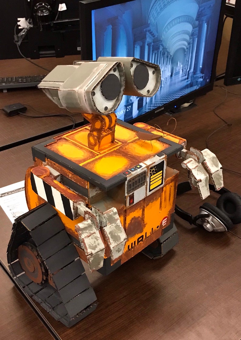 Cardboard Figure Walle Life Size Etsy