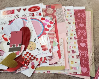 Valentines Craft Pack--Paper, Stickers & More