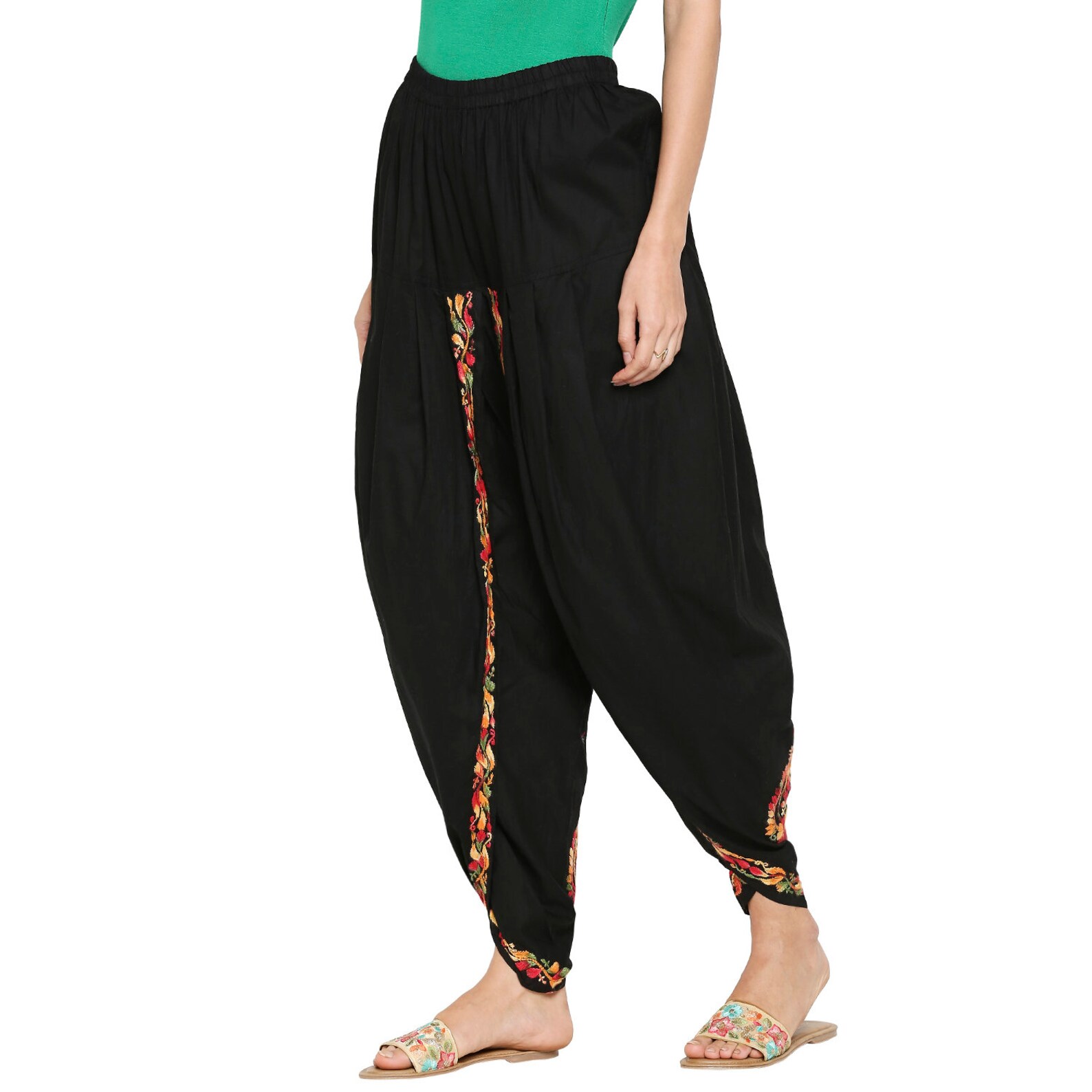 black dhoti pants for ladies