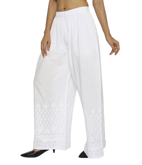 Women Cotton Palazzo Harem Pant Trouser 