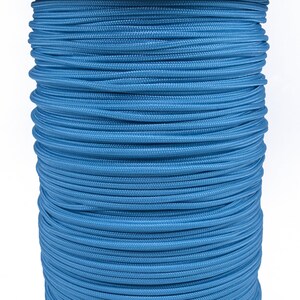 Neon Türkis 275 Kordel 5 Strang Paracord - 1000 Fußspule