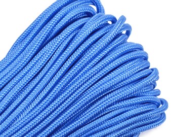 Tarheel Blue 275 Cord 5 Strand Paracord - 100 Feet