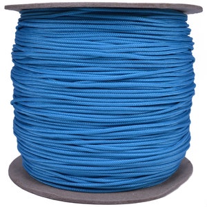 95er Schnur - Neon Türkis - Typ1 Paracord - 1000 Fuß Spule