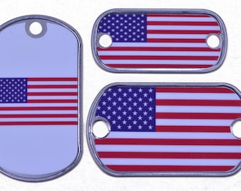 American Flag - Dog Tag