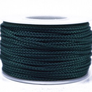 Hunter Green - Micro Cord 1.18mm - 125 or 1000 Foot Spool - Made In USA