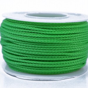 Neon Green - Micro Cord 1.18mm - 125 or 1000 Foot Spool - Made In USA