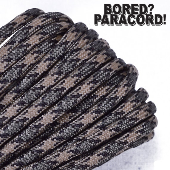 Rattler 550 Paracord for Paracord Crafts Made in the United States 25ft  50ft 100ft Bored Paracord 