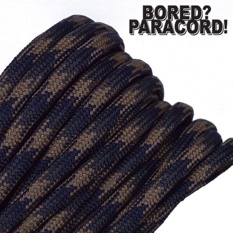 Made in the United States 550 Paracord for Paracord Crafts Tactical Camo 100 Feet