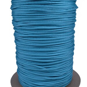 Türkis 325 Kordel 3 Strang Paracord - 1000 Fußspule