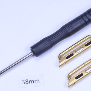 Apple Watch Band Adapter 38mm With Screwdriver - GOLD