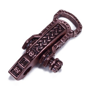 Bronze Celtic Style Adjustable Paracord Metal Shackles