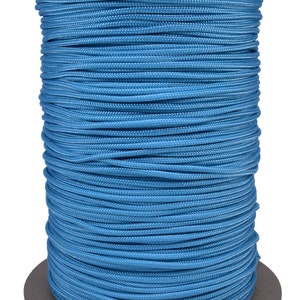 Neon Türkis 325 Schnur 3 Strand Paracord - 1000 Fuß Spule