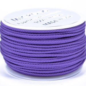 Lilac - Micro Cord 1.18mm - 125 or 1000 Foot Spool - Made In USA