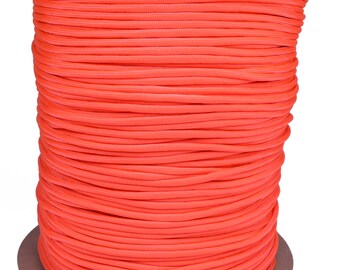 Orange 750 Cord 11 Strand Type IV Paracord - 1000 Foot Spool