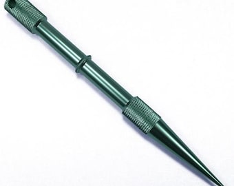 Green Tightening Tool / Marlin Spike for Paracord or Leather Work