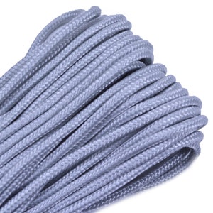 Silver Grey 325 Cord 3 Strand Paracord - 100 Feet
