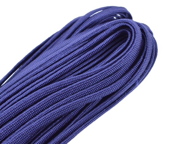 FS Navy Coreless/gutted 550 Paracord Flat Hollow Cord Whip Makers Computer  Cable Sleeve 100 Feet 