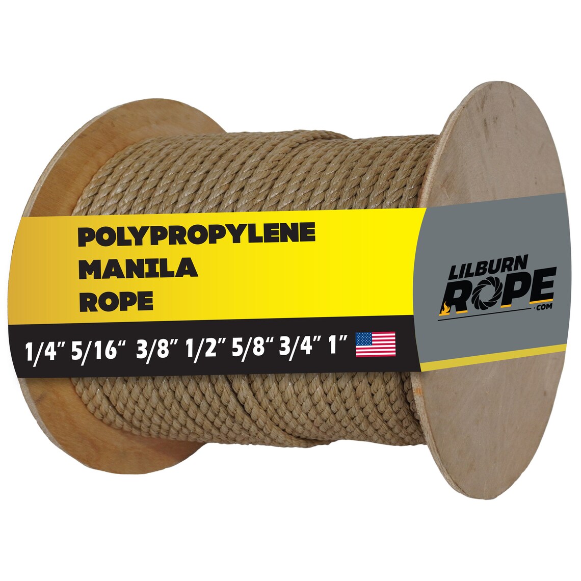 Stranded Manila Rope Twisted Promanila Rope Unmanila 3 Strand Outdoor Rope - Lightweight ...