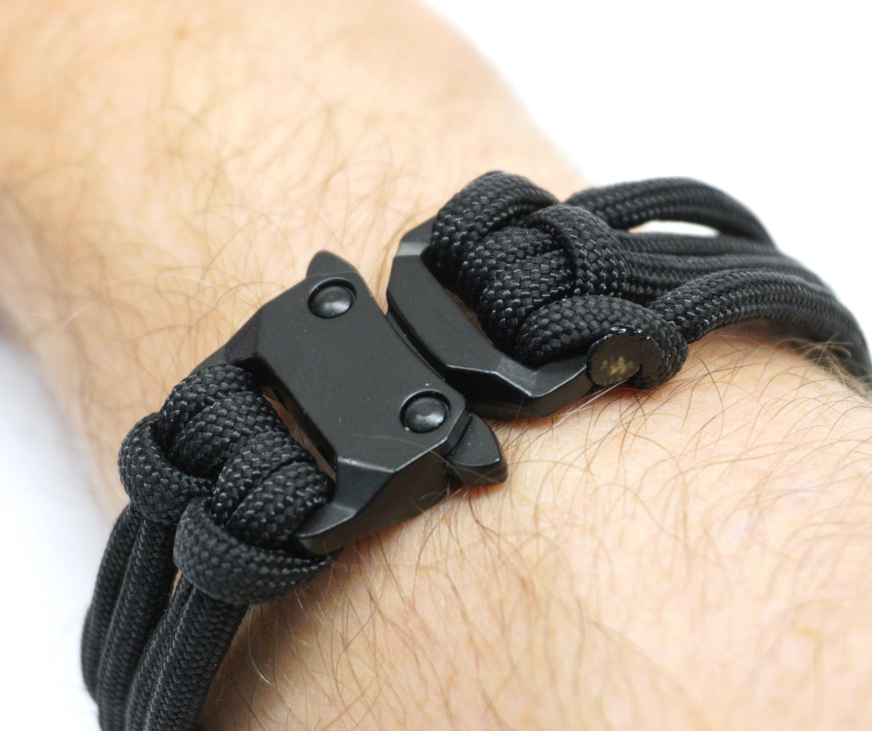 Joumitty Fibbie Paracord Chiusure Ad Perno A Vite di Ancoraggio Grilli Regolabili Fibbie per Cintura Braccialetto Paracord 10 Pezzi