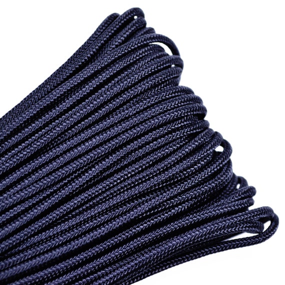 Black 275 Cord 5 Strand Paracord - 100 Feet