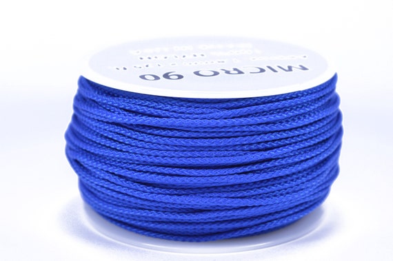 Royal Blue Micro Cord 1.18mm 125 or 1000 Foot Spool Made in USA 