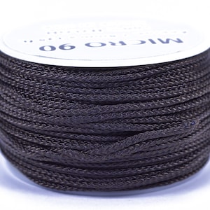 Acid Brown - Micro Cord 1.18mm 125 or 1000 Foot Spool - Made In USA