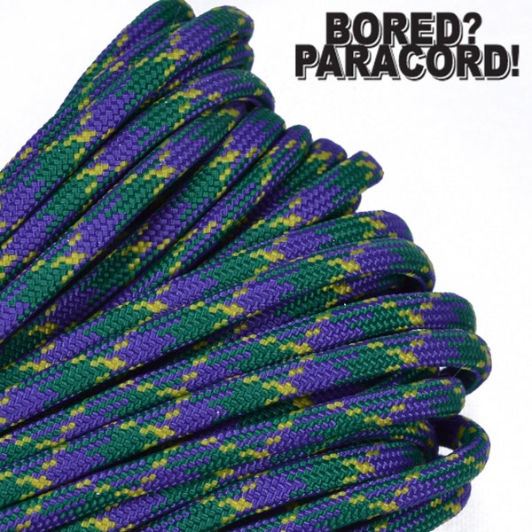 Plum Crazy - 100 pieds / 50 pieds / 25 pieds - 550 paracorde pour Paracord Crafts - Fabriqué aux États-Unis