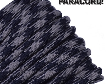 Obsidian - 550 Paracord for Paracord Crafts - Made in the United States - 25ft 50ft 100ft - Bored Paracord