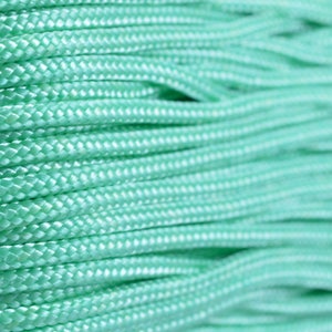 95 Cord - Mint Green - Type 1 Paracord - 100 Feet on Plastic Winder - 1/16&quot; Thick - Bored Paracord Brand
