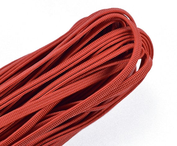 Solar Orange Coreless/gutted 550 Paracord Flat Hollow Cord Whip Makers  Computer Cable Sleeve 100 Feet -  Canada