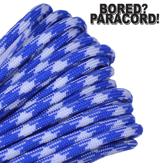 Made in the United States Bored Paracord 550 Paracord for Paracord Crafts 50ft 100ft Hyper
