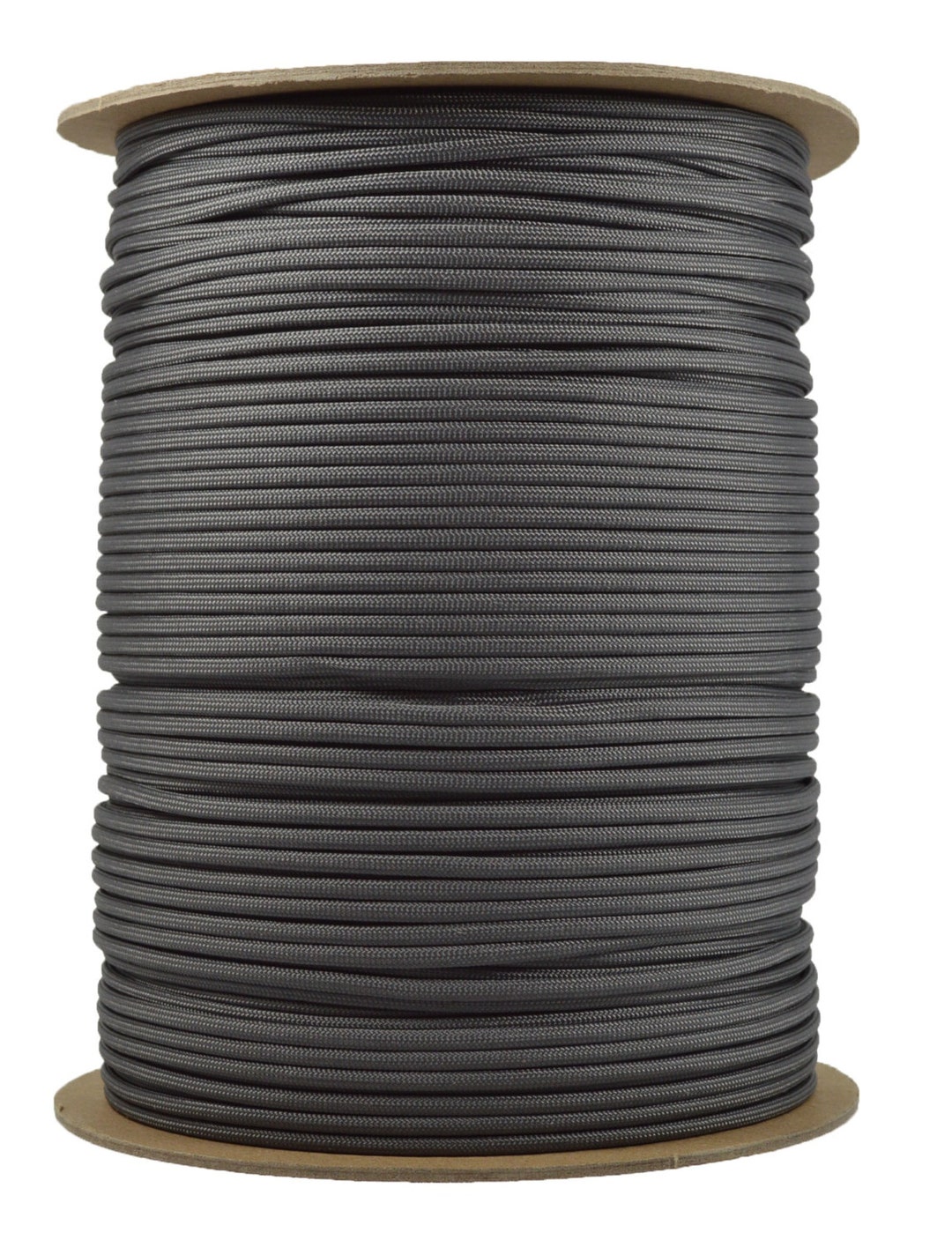 Charcoal 1000 Foot Spool 550 Paracord for Paracord Crafts Made in the ...