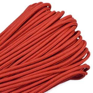 Solar Orange 275 Kordel 5 Strang Paracord - 100 Füße