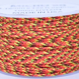 Fireball - Micro Cord 1.18mm - 125 or 1000 Foot Spool - Made In USA