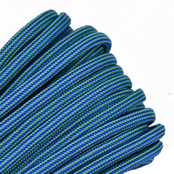Electro Shock - 100 Feet / 50 Feet / 25 Feet - 550 Paracord for Paracord  Crafts - Made in the United States