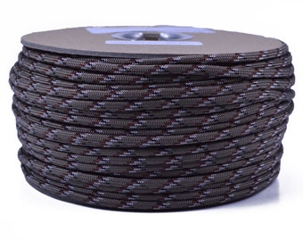 Desert Camo - 250 Foot Spool - 550 Type III 7 Strand Commercial Paracord for Paracord Crafts - Made in the United States