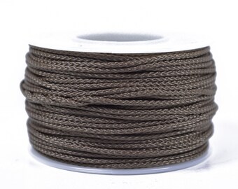 Coyote Brown - Micro Cord 1.18mm - 125 or 1000 Foot Spool - Made In USA