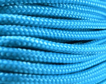 Neon Turquoise - 100 Feet - 425 Paracord for Paracord Crafts - Made in the United States