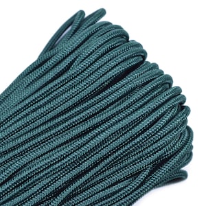 Hunter Green 275 Cord 5 Strand Paracord - 100 Feet