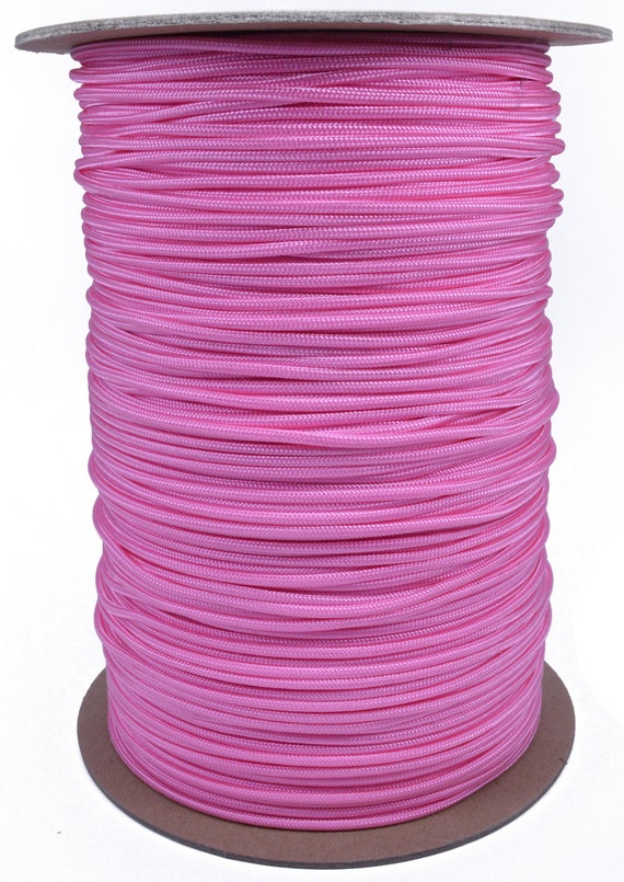 Rose Pink 275 Cord 5 Strand Paracord 1000 Foot Spool -  Canada