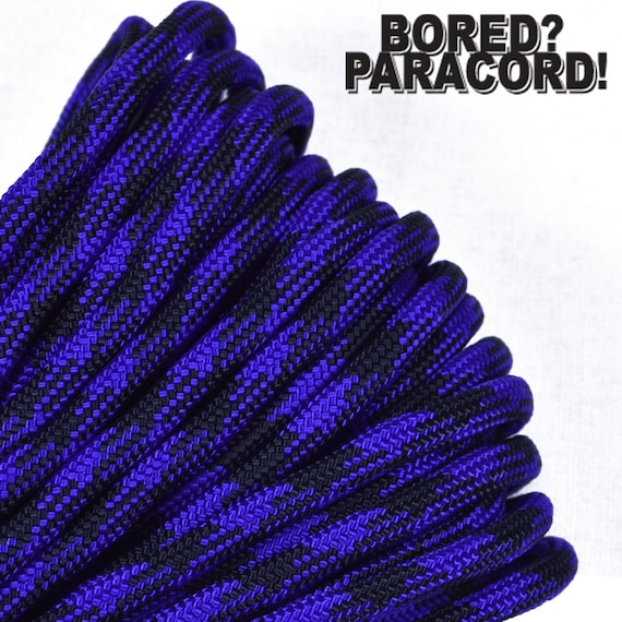 Black Berry 100 Feet / 50 Feet / 25 Feet 550 Paracord for Paracord Crafts  Made in the United States -  New Zealand
