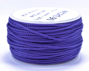 Purple - Micro Cord 1.18mm - 125 or 1000 Foot Spool - Made In USA