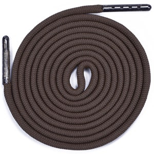 Coyote Brown Round Paracord Shoe Laces (1 Pair) - 26”, 36&quot;, 46&quot;, 56&quot;, 66, 76&quot;, 86&quot;, 96&quot;, 106” - Handmade In the USA
