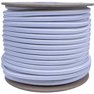 White 1/4&quot; Shock Cord - 100 Foot Spool