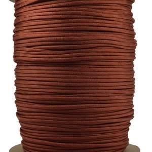 Rust - 1000 Foot Spool - 550 Paracord for Paracord Crafts - Made in the United States