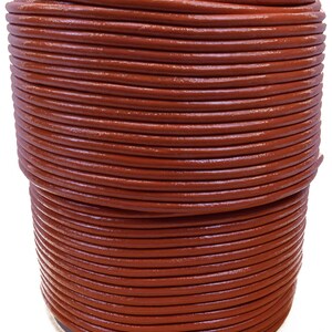 Tahiti 3mm Leather Round Cord 100 Meter Spool