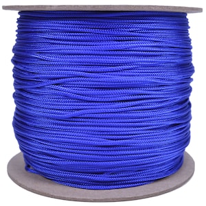 95 Cord - Electric Blue - Type 1 Paracord - 1000 Foot Spool