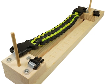 Houten mal voor beginners: verstelbare lengte armbanden maken, paracord knutselen, gereedschapsset vlechten weven met gespen